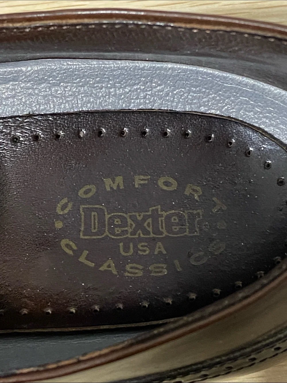 Dexter Men's Dark Brown Wingtip Brogue Oxfords